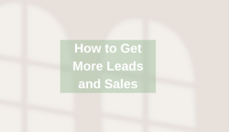 more leads and sales