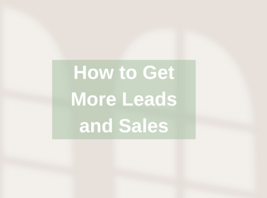 more leads and sales